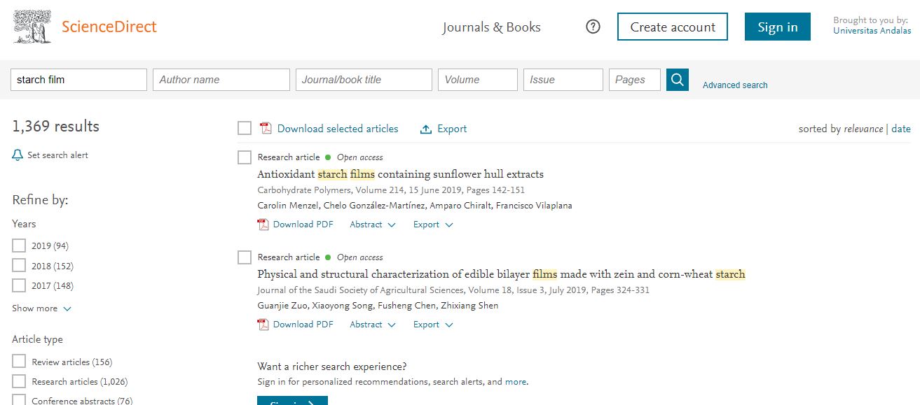 cara mendownload jurnal di science direct