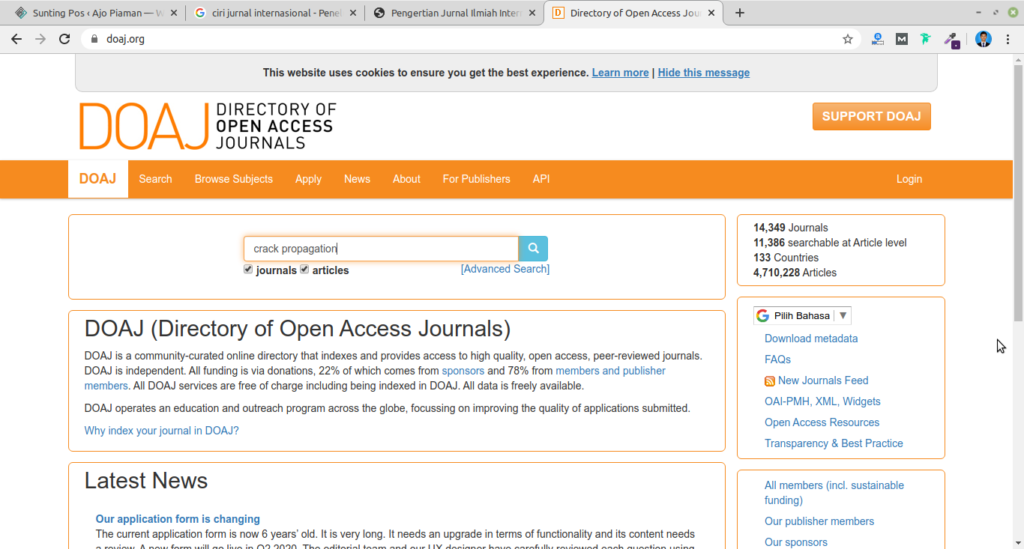 situs jurnal internasional doaj