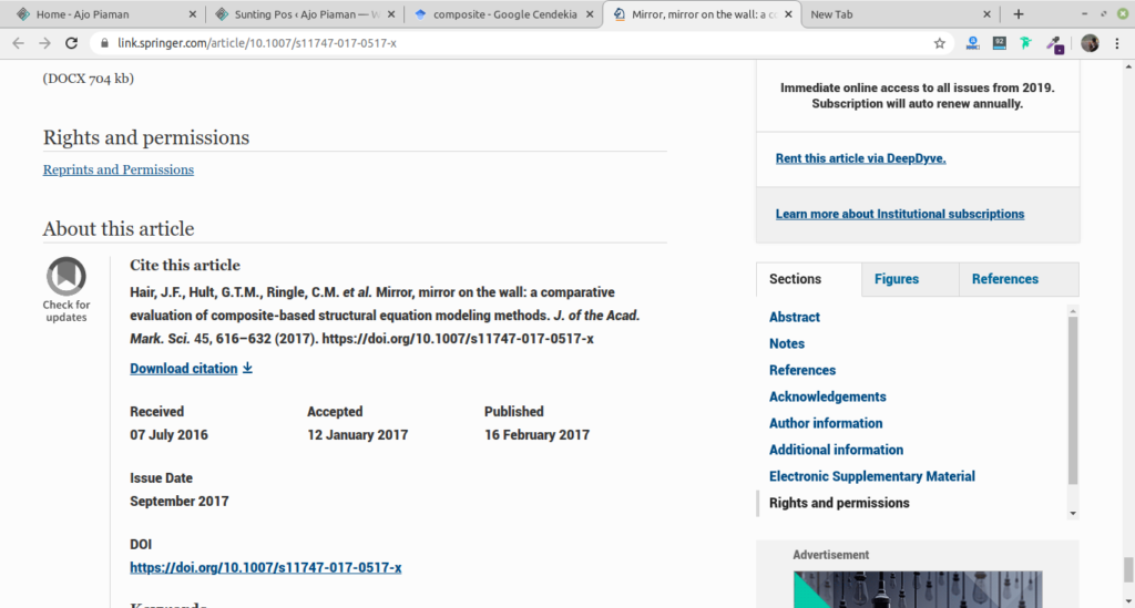 Cara Publikasi Di Jurnal Internasional Terindeks Scopus Ajo Piaman