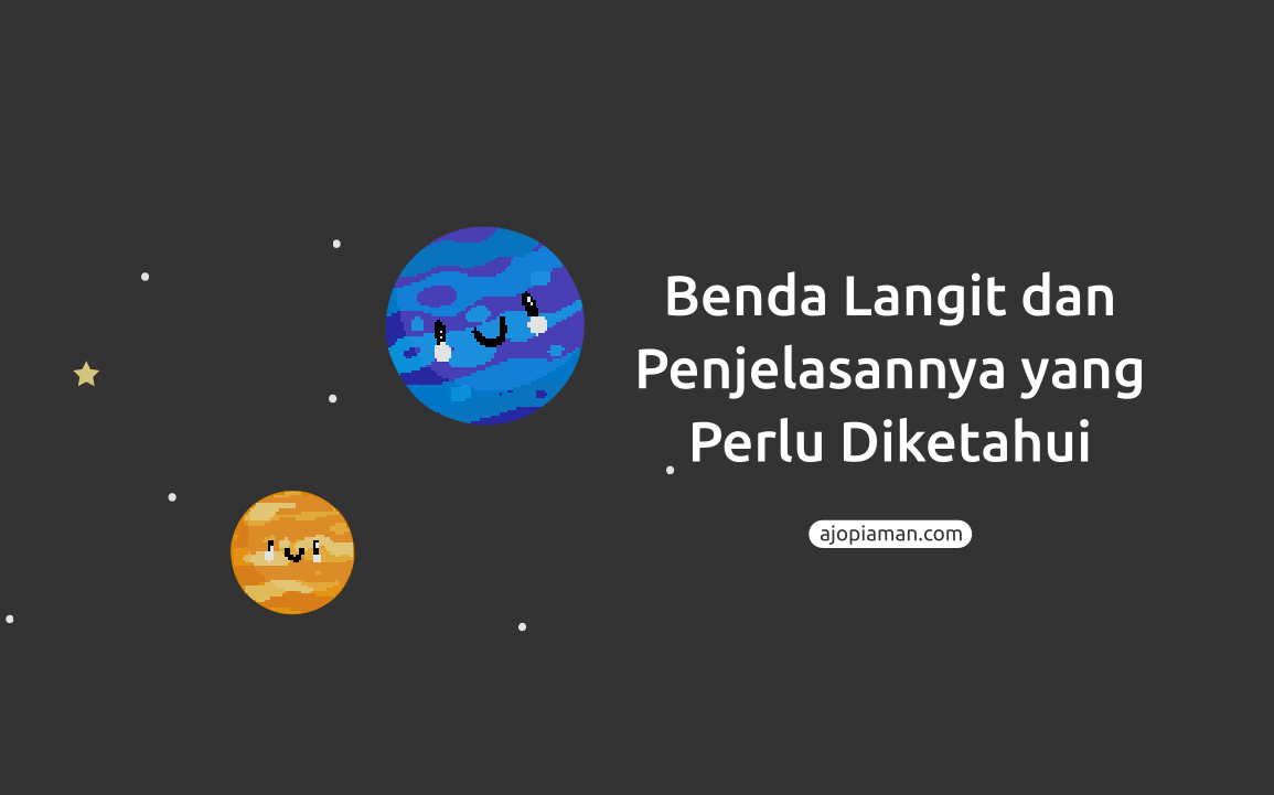 benda langit dan penjelasannya