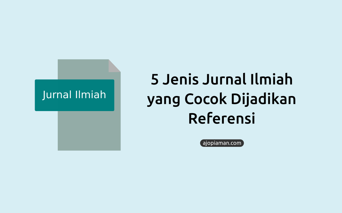 jenis jurnal ilmiah