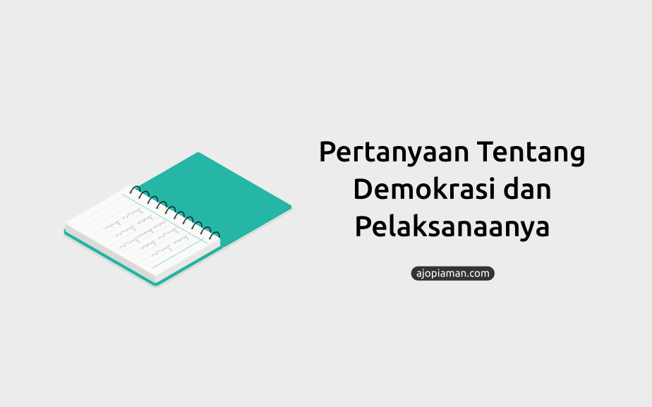 pertanyaan tentang demokrasi